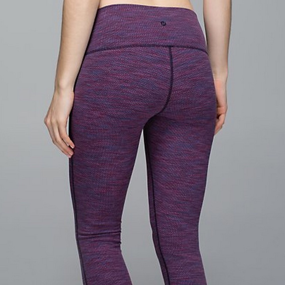 Lululemon High Times Pant purple Diamond Jacquard